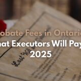 Probate Fees in Ontario What Executors Will Pay in 2025